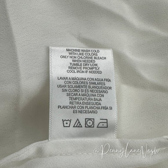 Sam Edelman Sheer Yoke Tank Top Medium M White - Picture 10 of 13